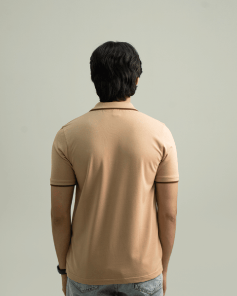 LV - Premium Pique Polo - Beige