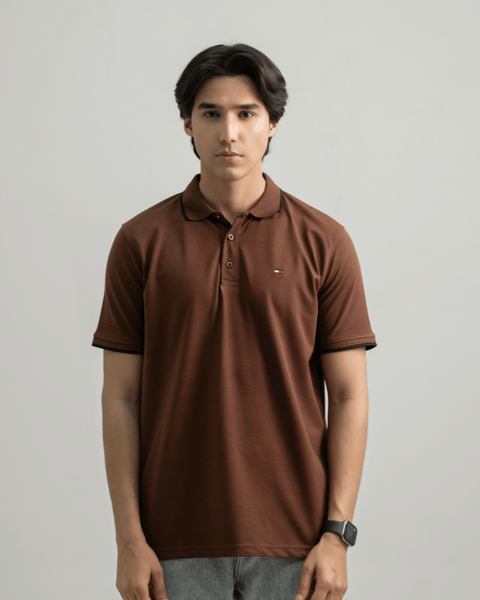 TH - Premium Pique Polo - Brown