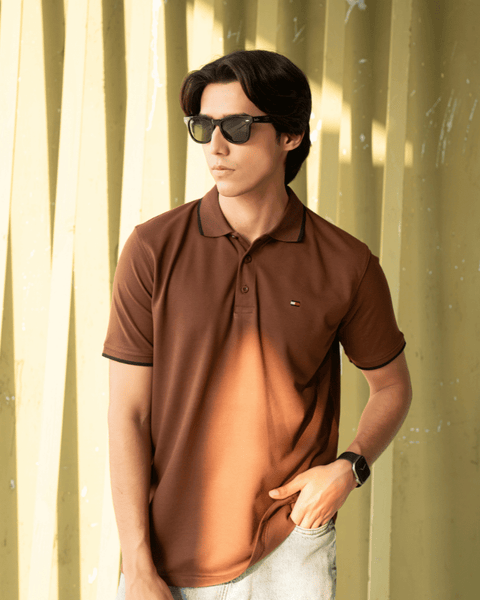 TH - Premium Pique Polo - Brown