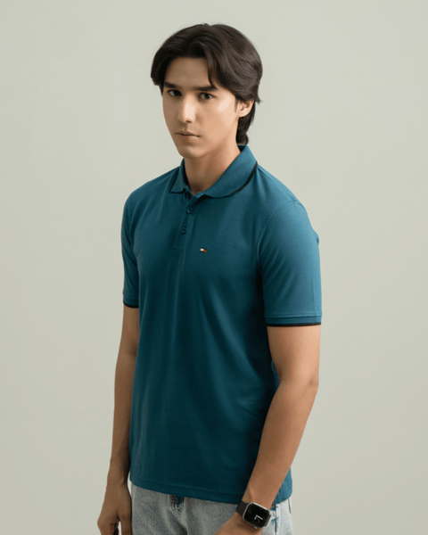 TH - Premium Pique Polo - Teal
