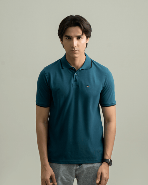 TH - Premium Pique Polo - Teal