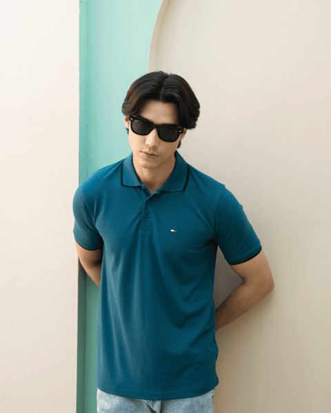 TH - Premium Pique Polo - Teal