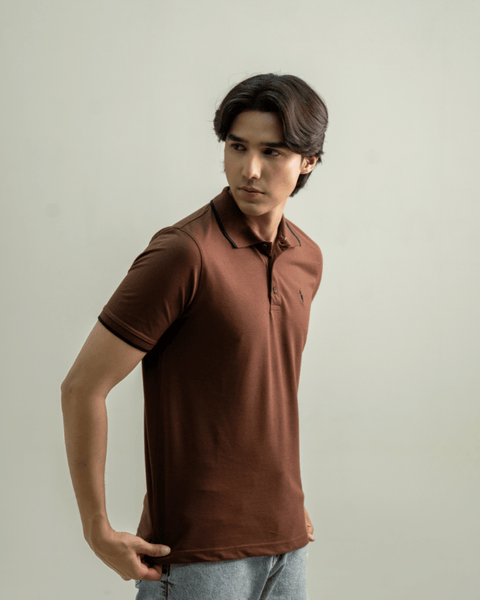 RL - Premium Pique Polo - Brown
