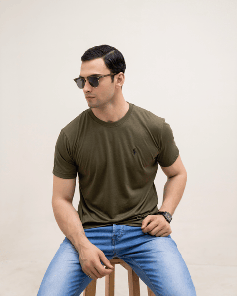 RL Premium Jersey T-Shirt - Olive