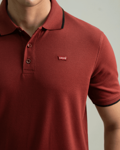 LV - Premium Pique Polo - Mahroon