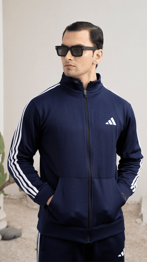 AD - Premium Winter Track Jacket - Navy