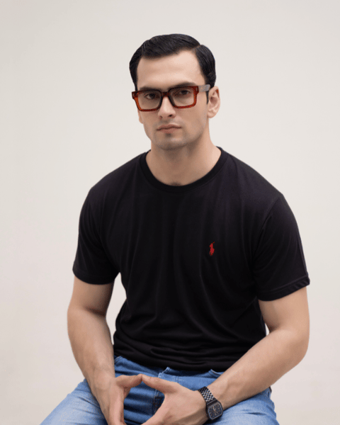 RL Premium Jersey T-Shirt - Black