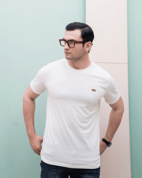LV Premium Jersey T-Shirt - Off White
