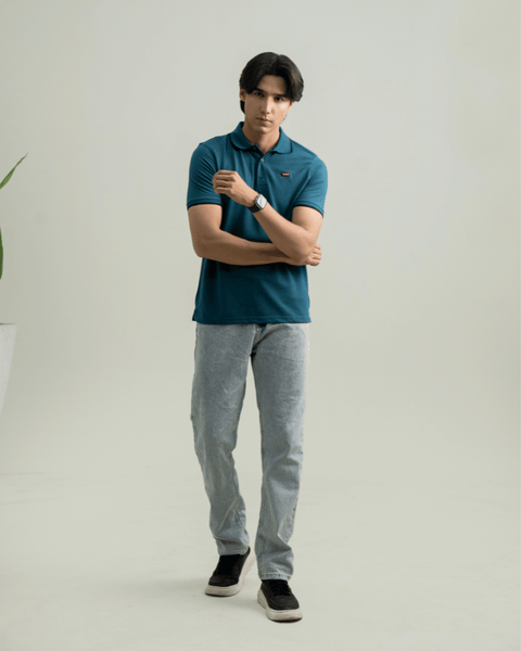 LV - Premium Pique Polo - Teal