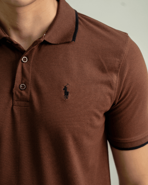 RL - Premium Pique Polo - Brown