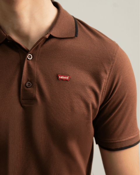 LV - Premium Pique Polo - Brown