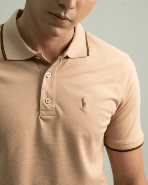 RL - Premium Pique Polo - Beige
