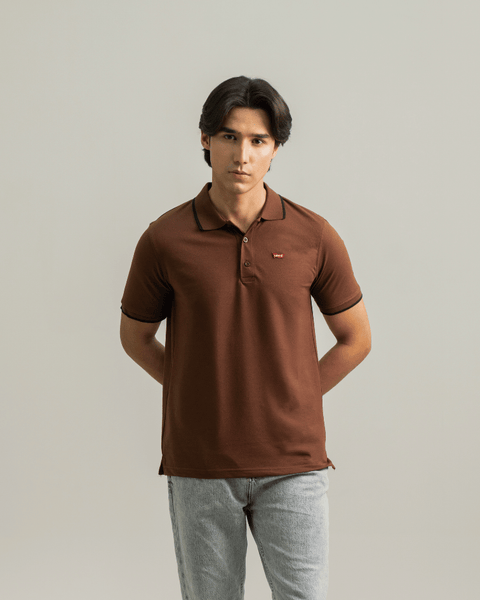 LV - Premium Pique Polo - Brown