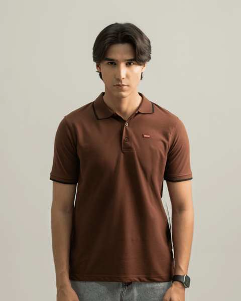 LV - Premium Pique Polo - Brown