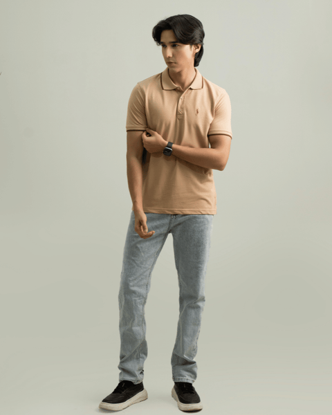 RL - Premium Pique Polo - Beige