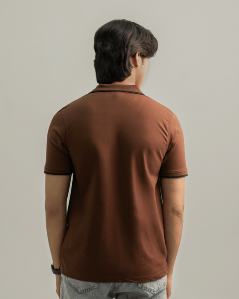 LV - Premium Pique Polo - Brown