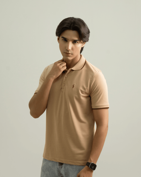 RL - Premium Pique Polo - Beige