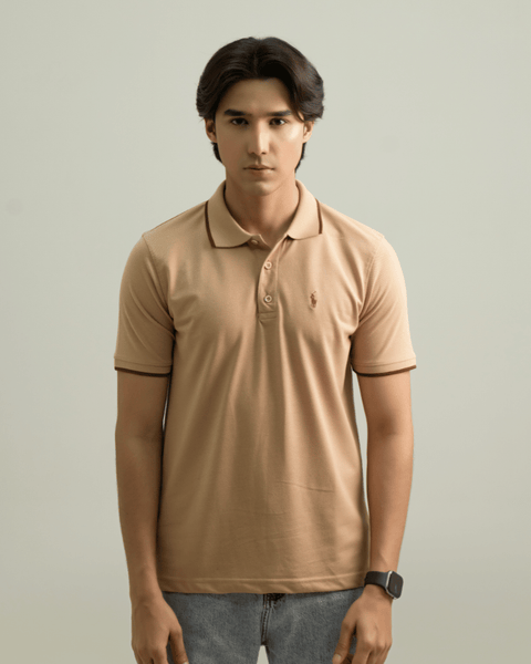 RL - Premium Pique Polo - Beige