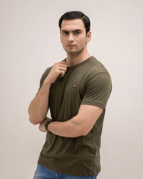 LV Premium Jersey T-Shirt - Olive