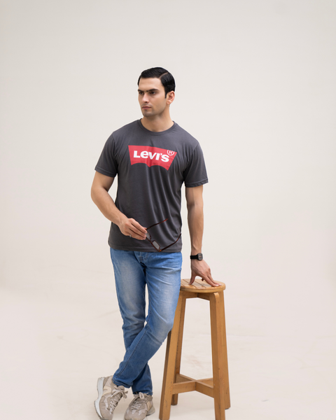 Jersey T-Shirt - Charcoal