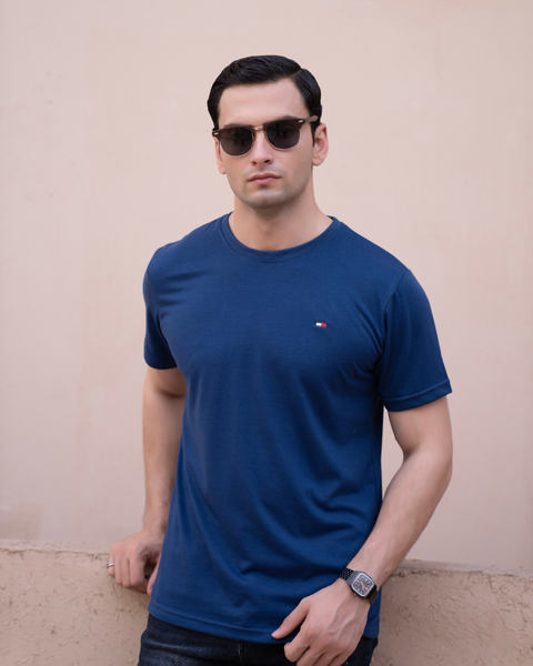 Jersey T-Shirt - Navy Blue