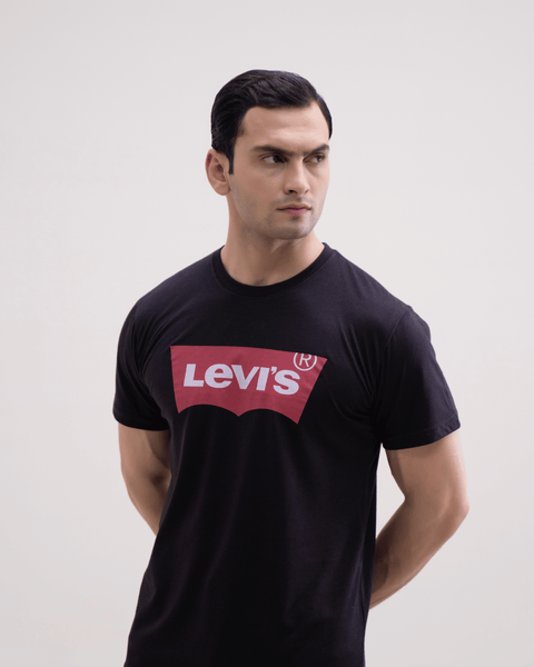 LV Premium Jersey T-Shirt - Black