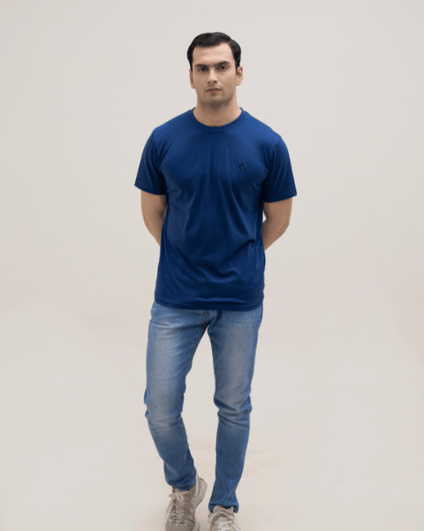 RL Premium Jersey T-Shirt - Navy Blue