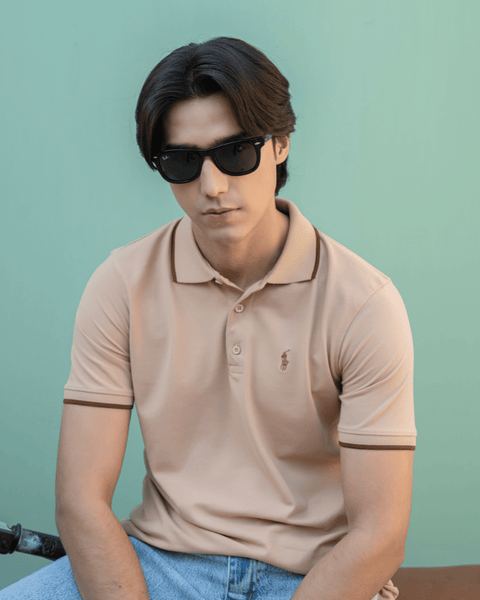 RL - Premium Pique Polo - Beige