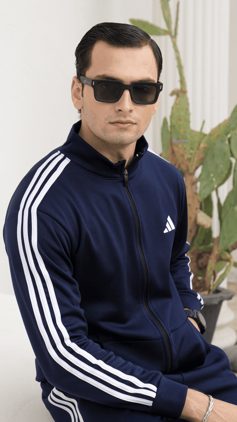 AD - Premium Winter Track Jacket - Navy