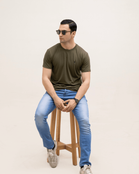 RL Premium Jersey T-Shirt - Olive