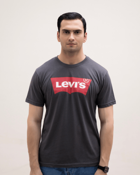LV Premium Jersey T-Shirt - Charcoal