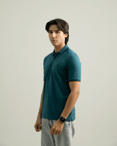 RL - Premium Pique Polo - Teal