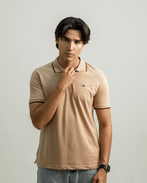 TH - Premium Pique Polo - Beige