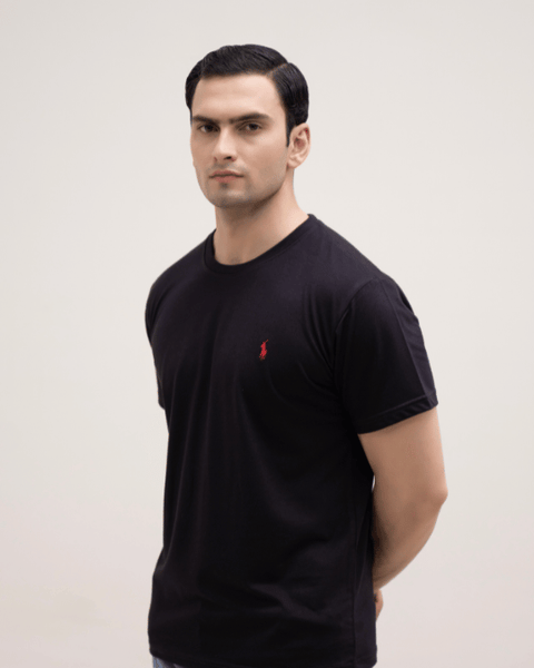 RL Premium Jersey T-Shirt - Black