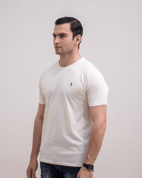 RL Premium Jersey T-Shirt - Off White