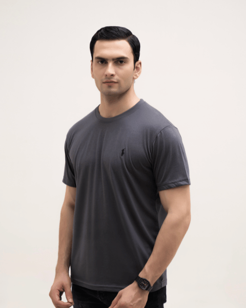 RL Premium Jersey T-Shirt - Charcoal