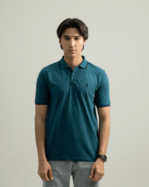RL - Premium Pique Polo - Teal