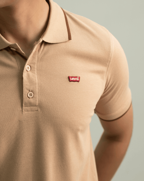 LV - Premium Pique Polo - Beige