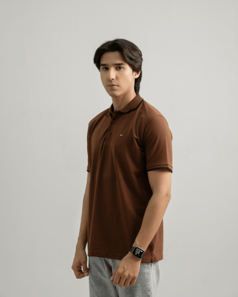 TH - Premium Pique Polo - Brown
